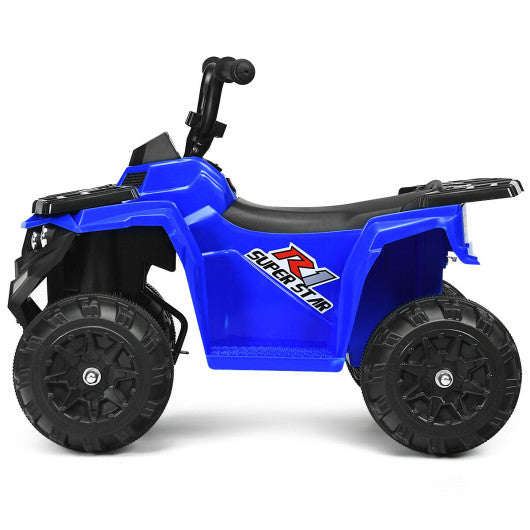 6V Battery Powered Kids Electric Ride on ATV-Blue