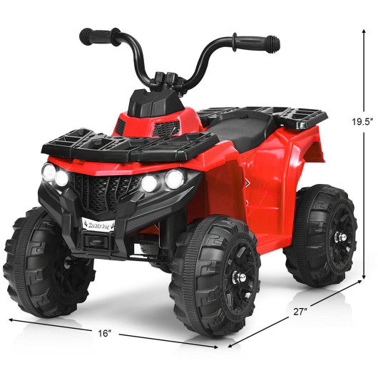 6V Battery Powered Kids Electric Ride on ATV-Red