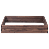 Elevated Wooden Garden Planter Box Bed Kit