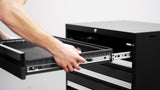 Pro Series 8 Piece Cabinet Set with Wall, Base, Tool Drawer Cabinet, Lockers and 84 In. Worktop