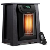 1500W 12H Timer Caster Portable Electric Space Heater