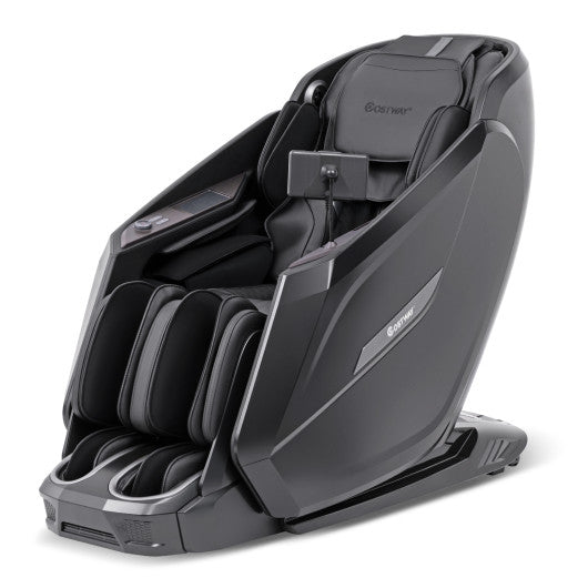 Zero Gravity SL Track Massage Recliner with Heater and Airbag Massage-Black